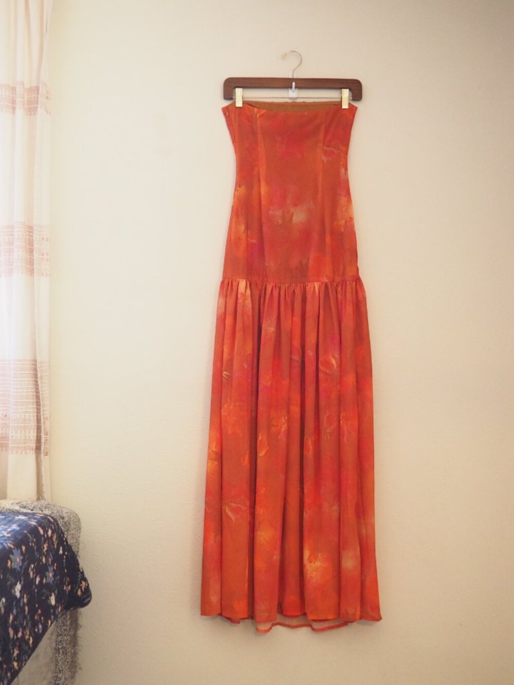 Peppermayo Eden Strapless Amber Maxi Dress sz US 0 - Picture 8 of 11